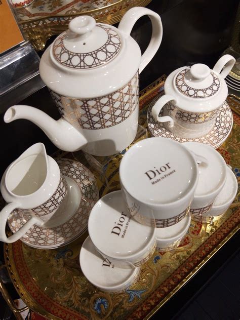 dior tea set price|dior tableware sets.